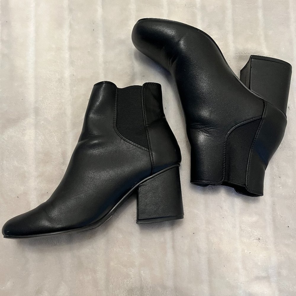 Indigo Road Black Heeled Boots